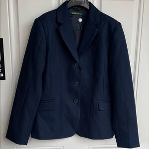 Dublin Girls Navy Equestrian Show Jacket